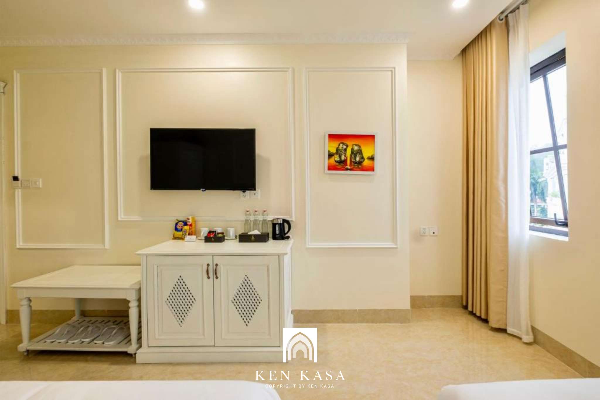 Một góc trong không gian phòng ngủ của Sun Diamond Hotel Ha Long